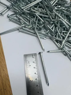 ميخ فولادي سفيد 6 سانتي (بسته ی یک کیلویی )